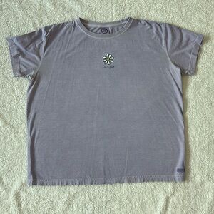 Life Is Good XL Purple Tee Shirt - Daisy